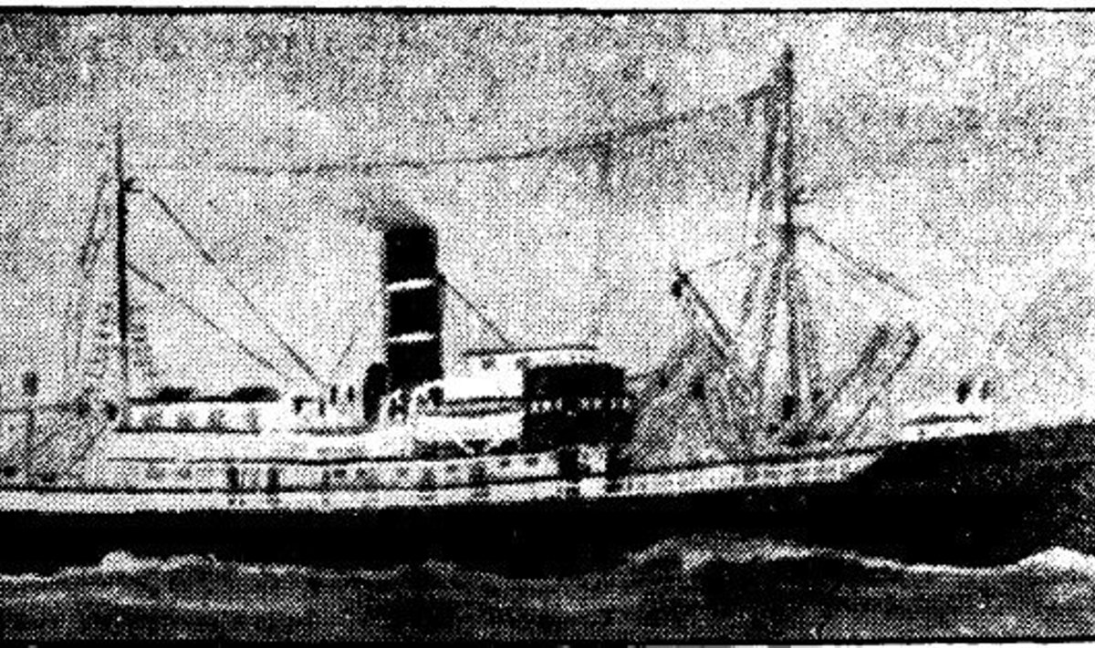 Stockholmi ja Tallinna vahel sõitnud laev, Maa Hääl 13.03.1936