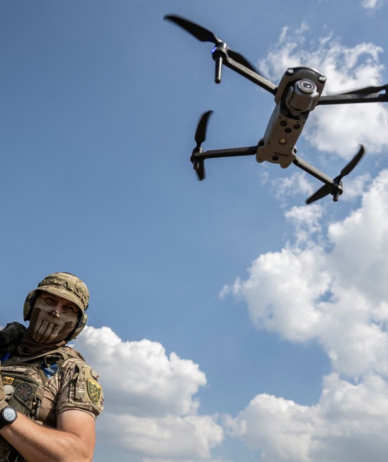 Ukraina sõjaväelased õppustel Dnipropetrovski oblastis. Foto on tehtud 16. augustil 2023.