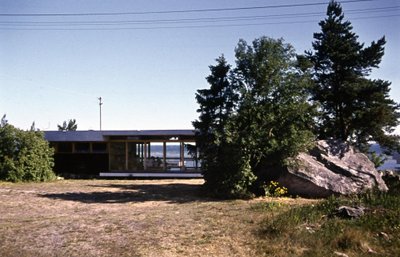 Tööstusprojektile kuulunud puhkebaas Salmistus. Arhitekt Kalju Valdre, 1969
