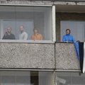 FOTOD | Kalevi staadioni ääres hõivati uhke vaate nimel nii aknad kui rõdud
