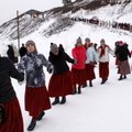 ФОТО: В шахтном парке Ида-Вирумаа прошел праздник танца зольных гор