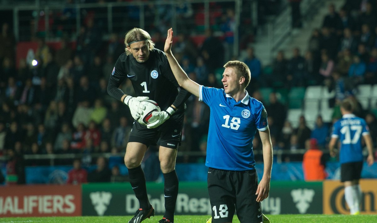 Eesti versus Inglismaa. Jalgpall