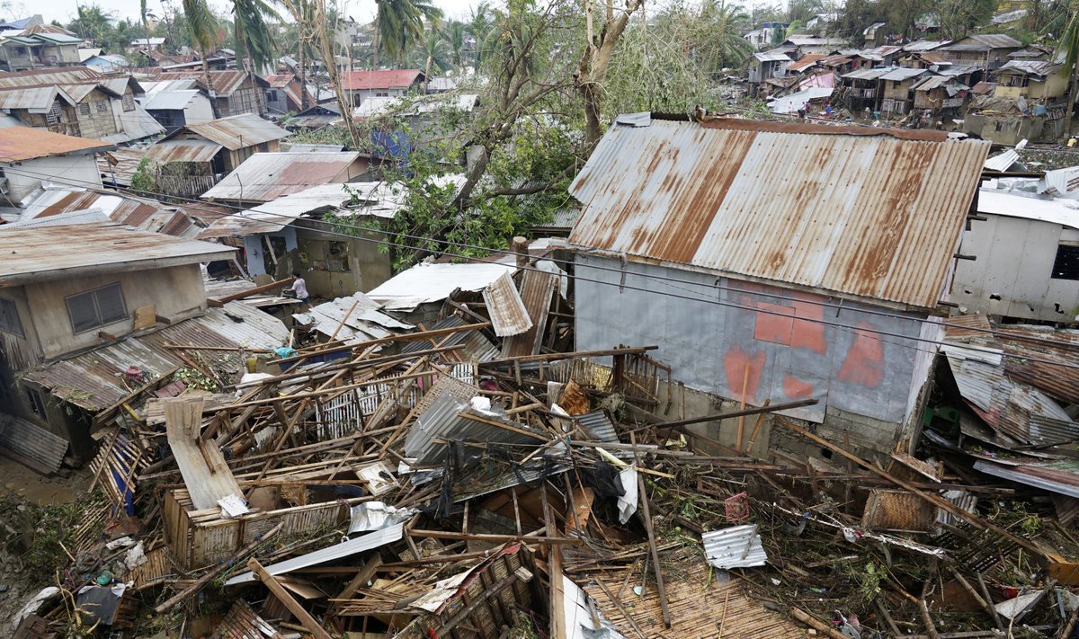 Taifuun Rai tekitatud kahju Cebu provintsis.
