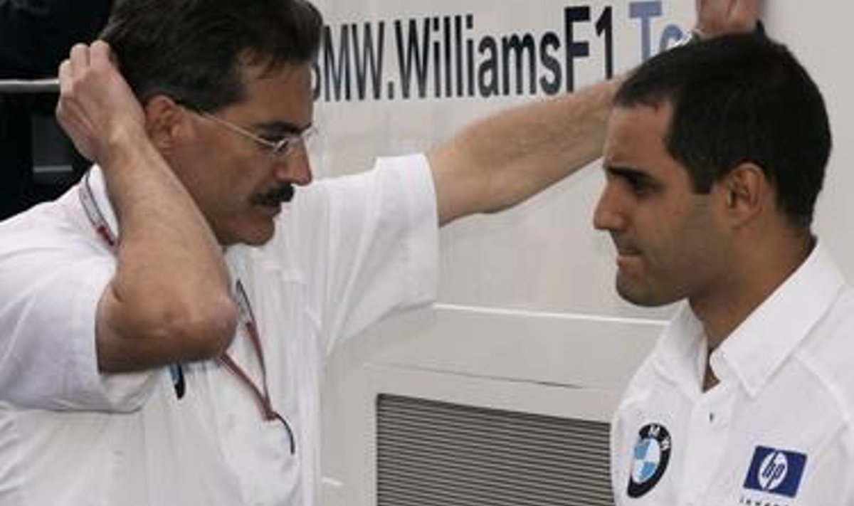 Mario Theissen ja Juan Pablo Montoya Euroopa GP-l