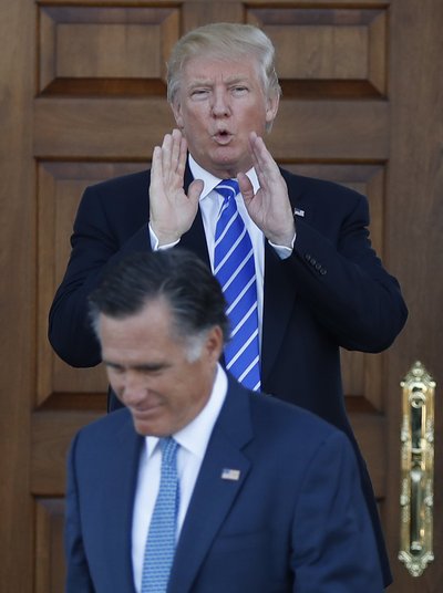 Mitt Romney, Donald Trump