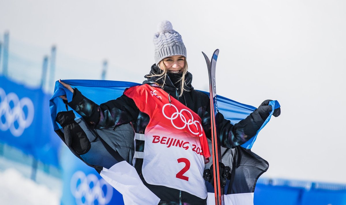 Kelly Sildaru võitis Pekingi olümpial pargisõidus pronksmedali.