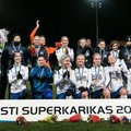 Pärnu jalgpalliklubi võitis seitsmendat korda Eesti superkarika