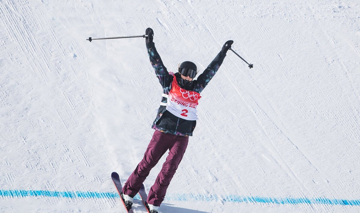 Kelly Sildaru võitis Pekingi olümpial pargisõidus pronksmedali.