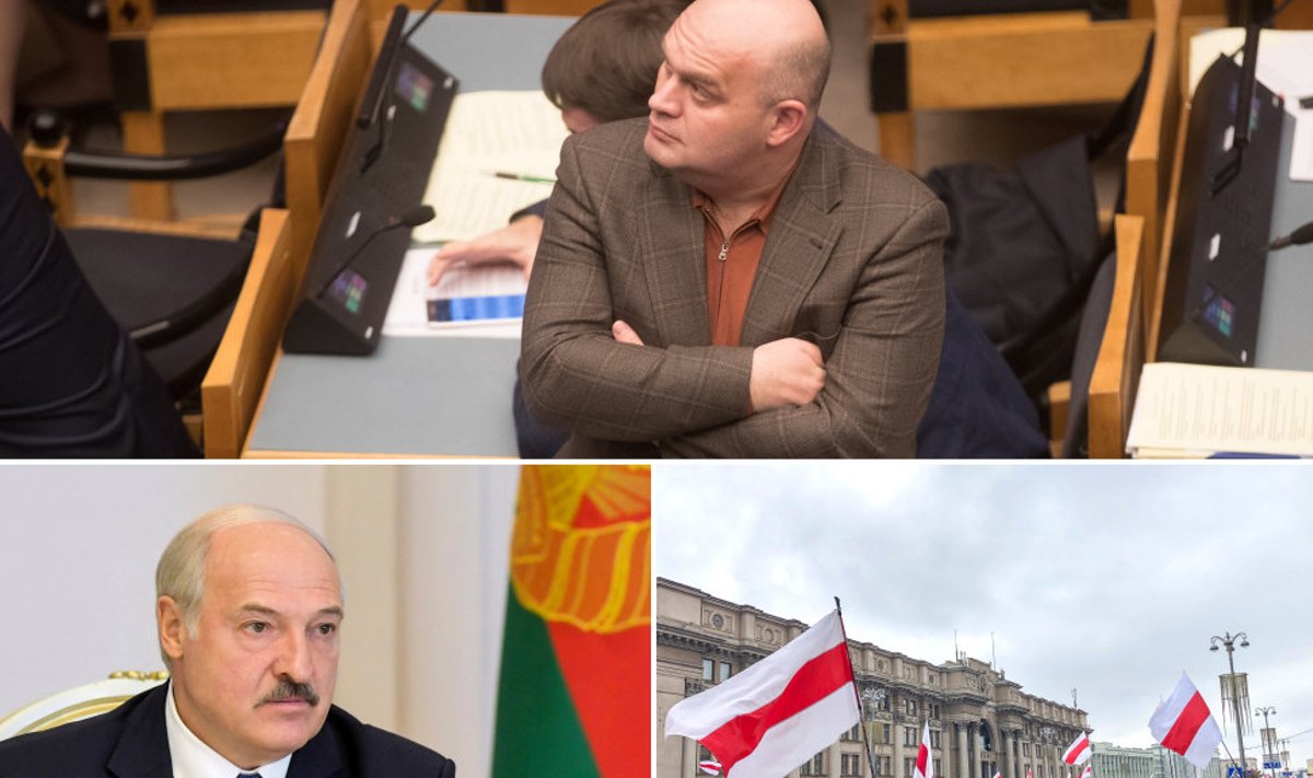 "Sellises olukorras rumal korraldada valgevenelaste elu Eestist," ütleb keskerakondlane Igor Kravtšenko (ülemisel pildil).