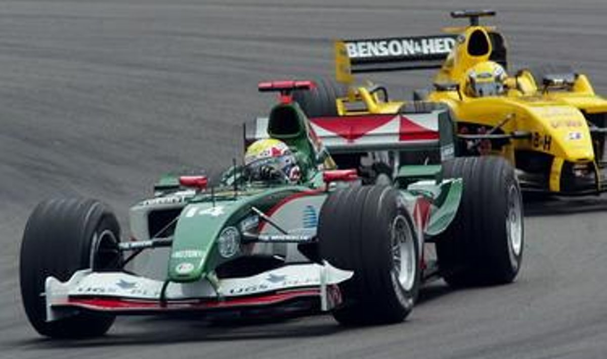 Mark Webber ja Giorgio Pantano Euroopa GP-l