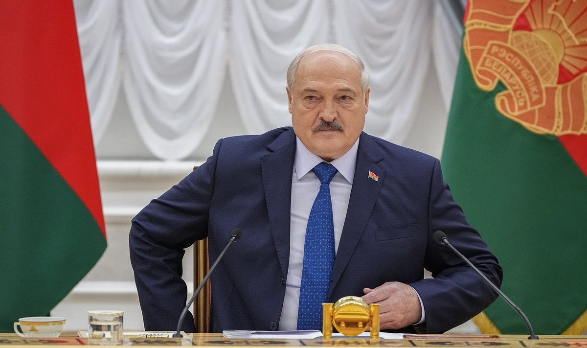 Александр Лукашенко во время встречи с журналистами
