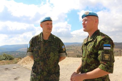 Eesti sõdurid Liibanonis töötavad koos soomlastega