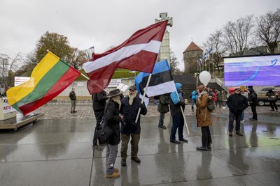 Meeleavaldus Vabaduse väljakul 23.10.2021