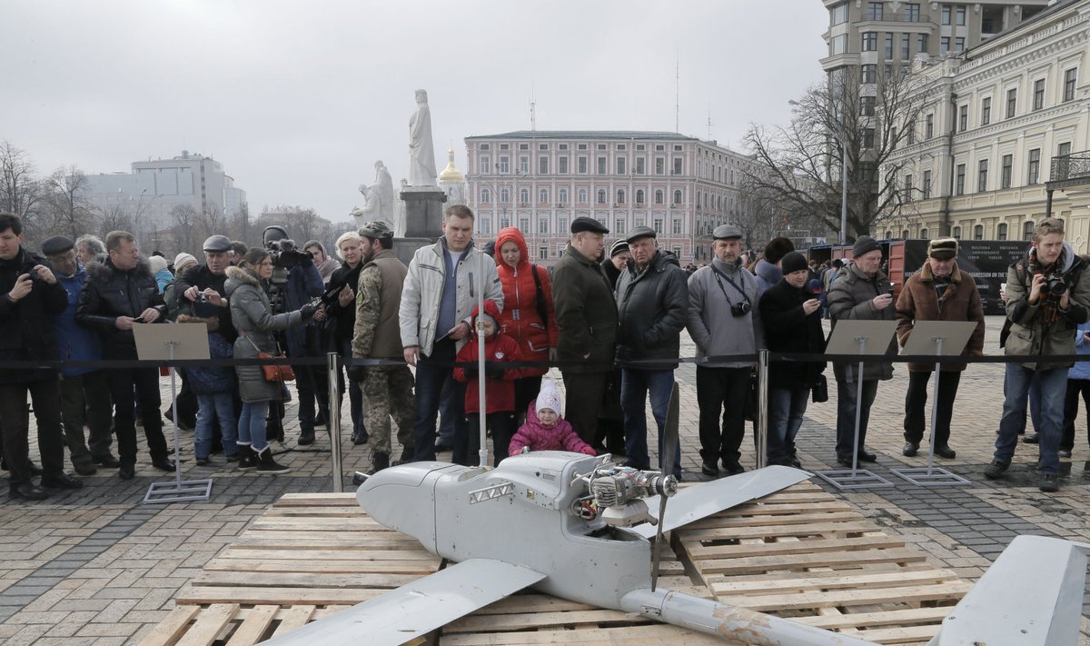 Allatulistatud Vene droon Ukrainas