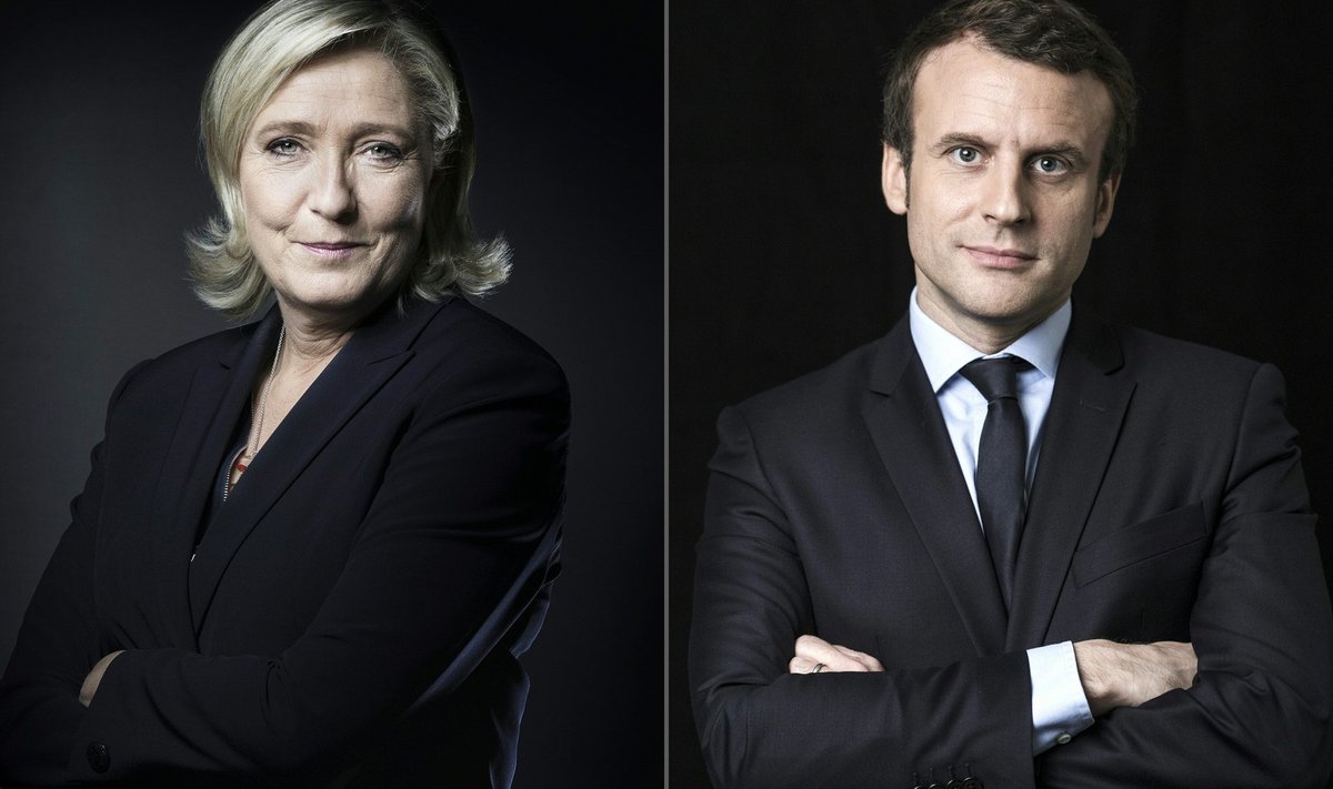 Le Pen ja Macron