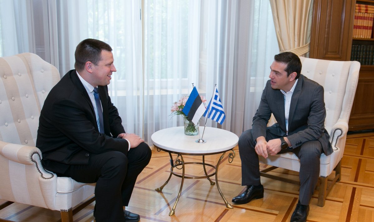 Peaminister Ratta kohtumine Kreeka peaminister Aléxis Tsiprasega. 