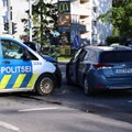 FOTOD | Tallinnas põrkasid kokku politseibuss ja sõiduauto