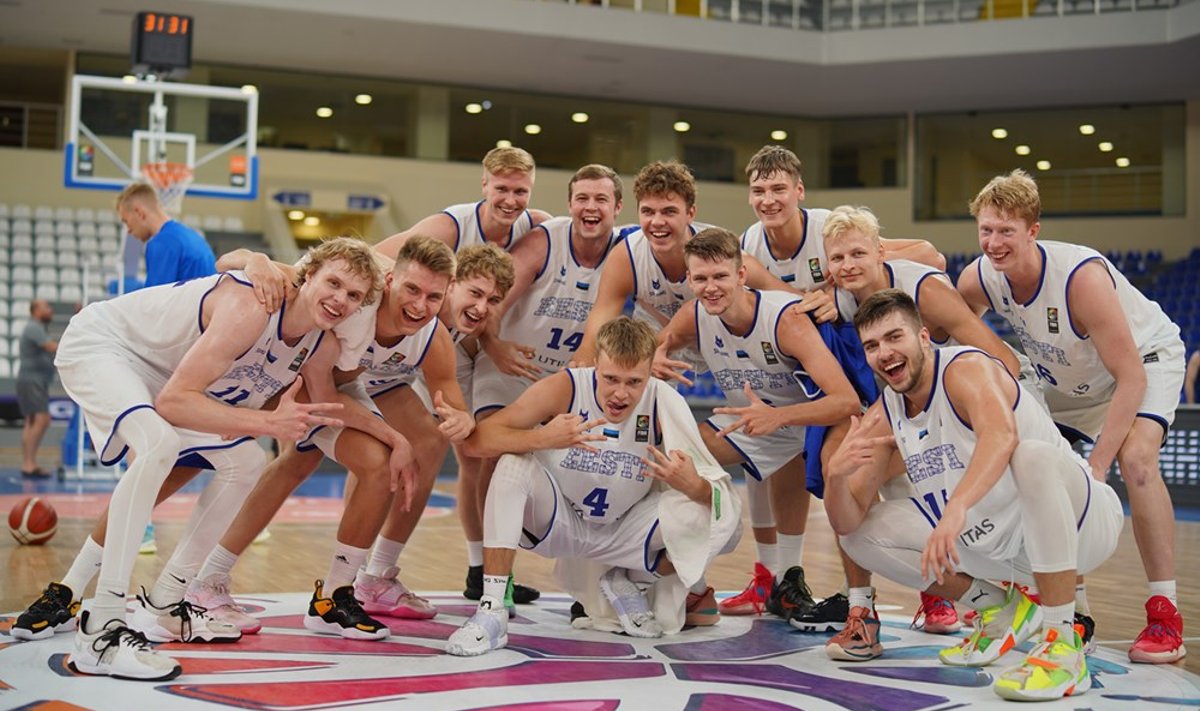 Eesti U20 korvpallikoondis kindlustas Gruusias koha järgmiseks aastaks A-divisjoni.