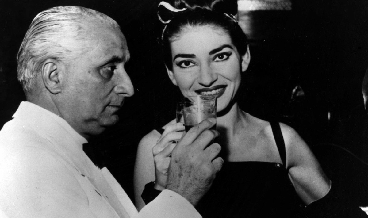 Maria Callas abikaasa Giovanni Battista Meneghiniga, kes tema tagant varastas.