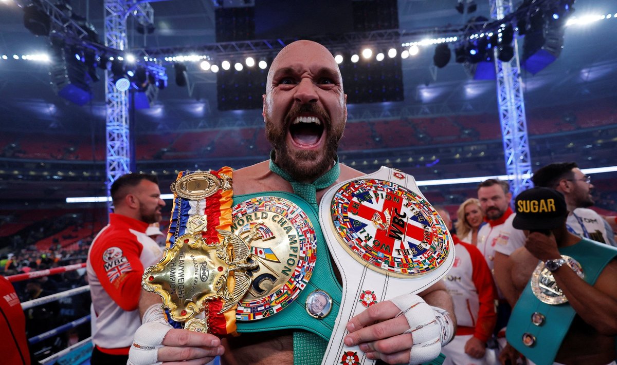 Tyson Fury plaanib WBC meistrivööd kaitsta Anthony Joshua vastu.