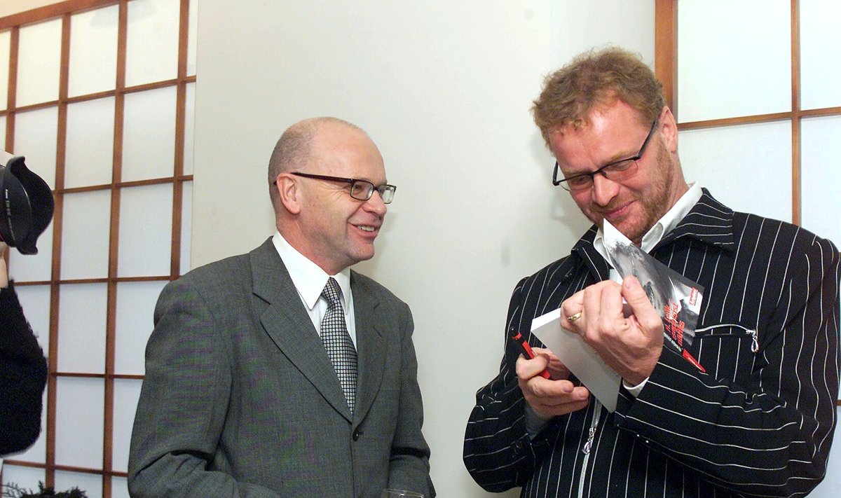Andrus Saar ja Hans H. Luik 2002. aastal
