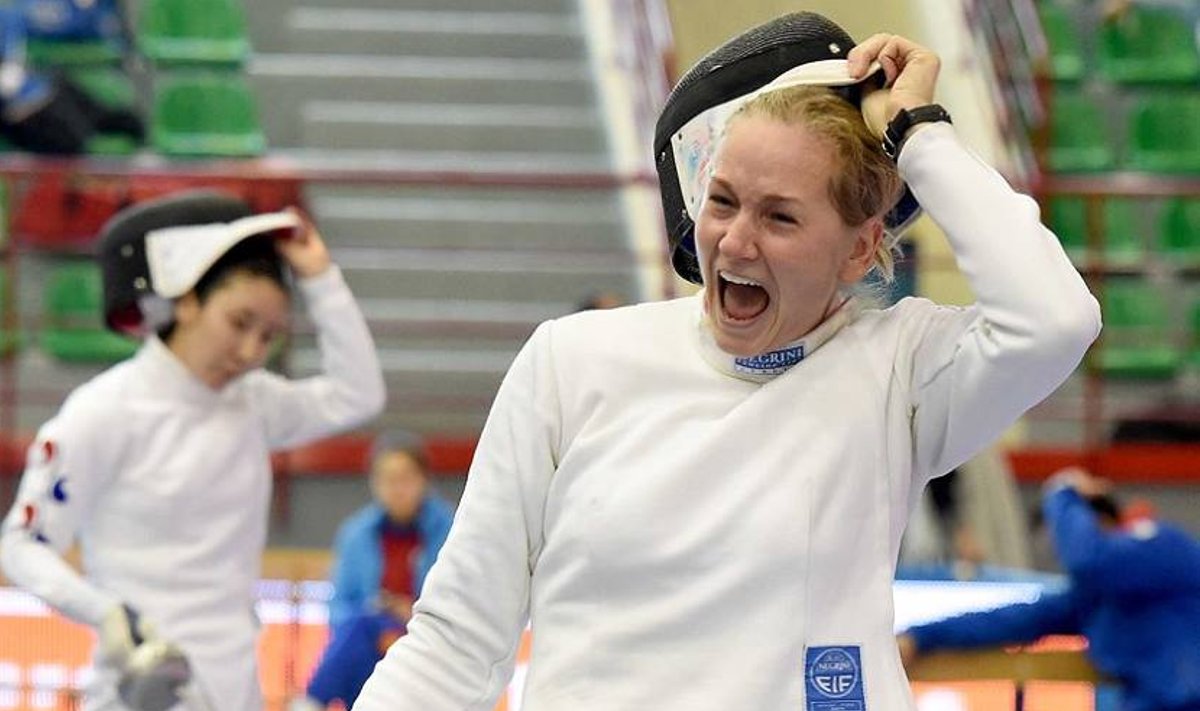 Poolfinaal on võidetud, Kristina Kuusk laseb emotsioonidel kõlada.