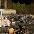 ФОТО и ВИДЕО: В Тырва горели бочки с химикатами, складированные предположительно незаконно