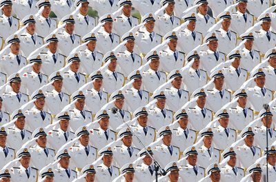 Военный парад в честь 70-й годовщины окончания Второй мировой войны в Пекине, 3 сентября 2015