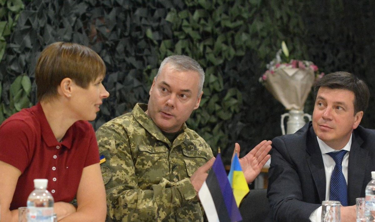 Kersti Kaljulaid Donbassis
