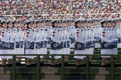 Военный парад на площади Тяньаньмэнь в Пекине, 3 сентября 2015