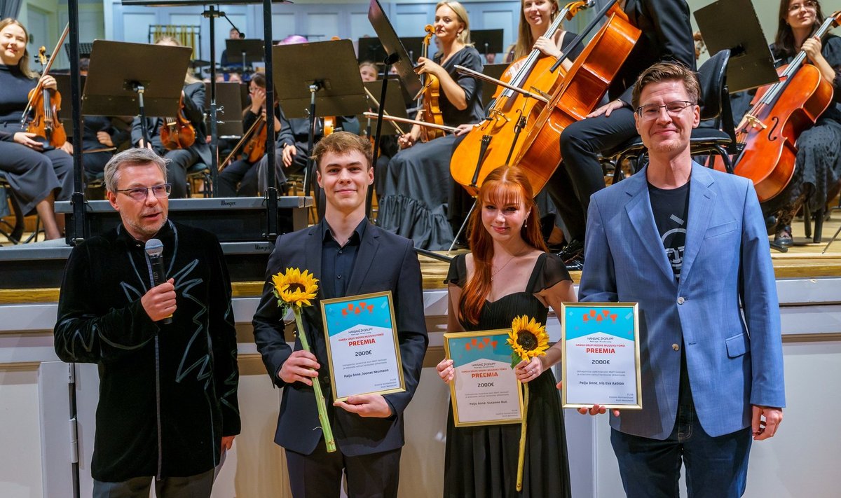 Olari Elts, Joonas Neumann, Susanne Rull ja Andres Kaljuste