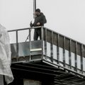 ВИДЕО И ФОТО: Расстроенный грузинский строитель угрожал в центре Таллинна коктейлем Молотова
