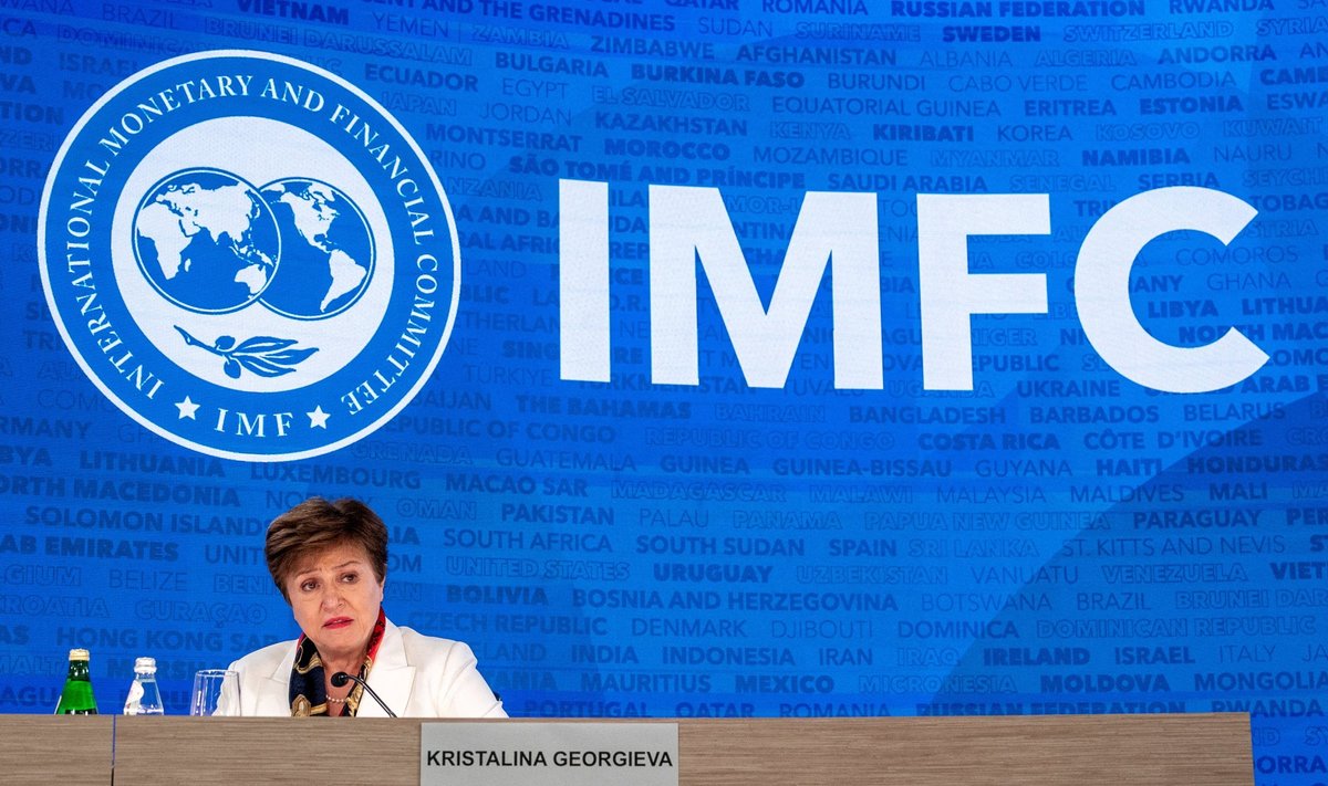 IMFi ja maailmapanga 2024. aasta kevadised kohtumised Washingtonis. Foto tehtud 19. aprillil 2024.