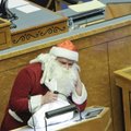 ПРЯМАЯ ТРАНСЛЯЦИЯ | В Рийгикогу пришел Дед Мороз! Что он подарит политикам?