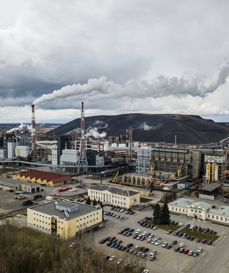 Kohtla-Järve Viru Keemia Grupi tööstusala.