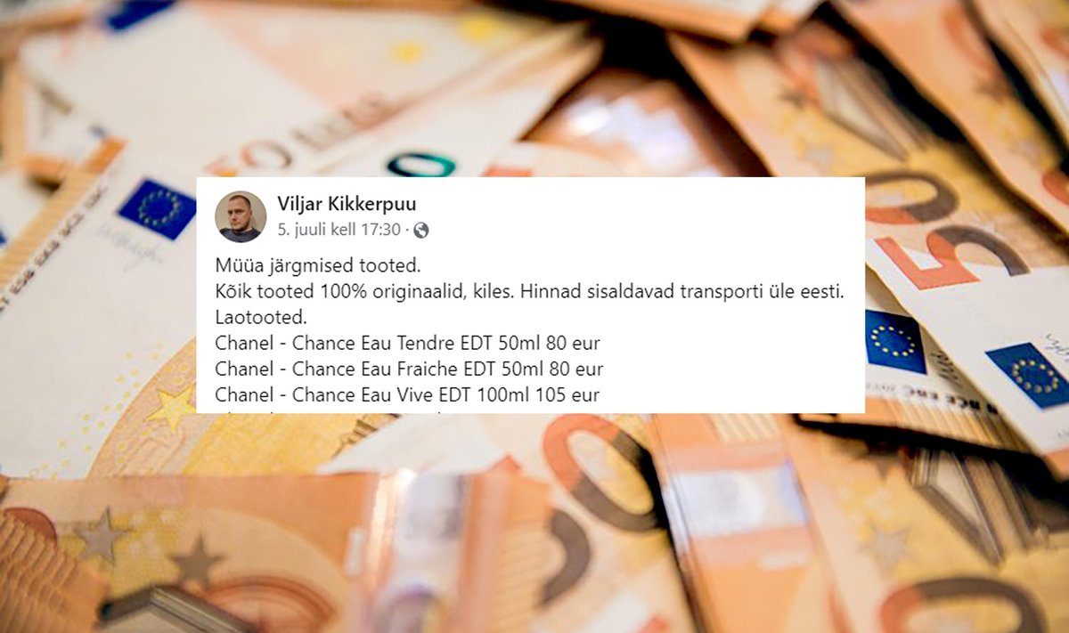 Kikkerpuu väidab, et peale veebipoe sulgemist müüb ta Facebookis laojääke. 