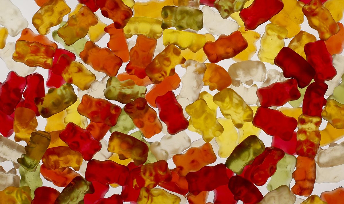 File photo of gummy bear sweets made by the German manufacturer Haribo