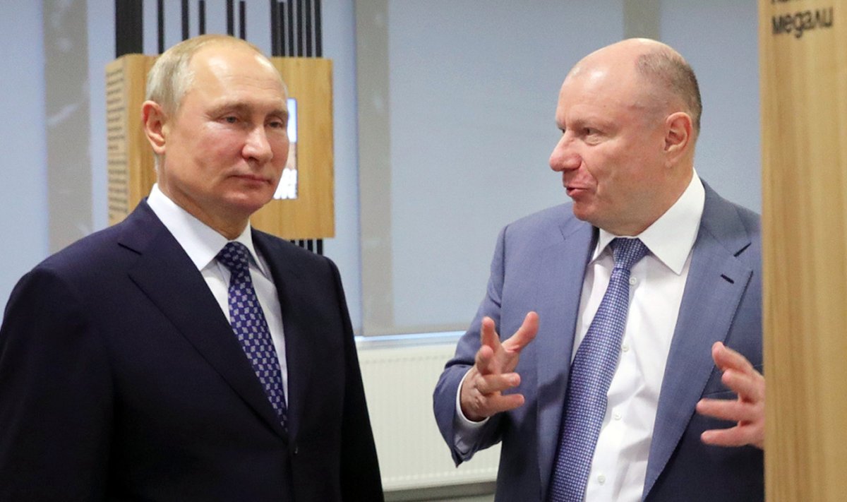 Vladimir Putin ja Vladimir Potanin.