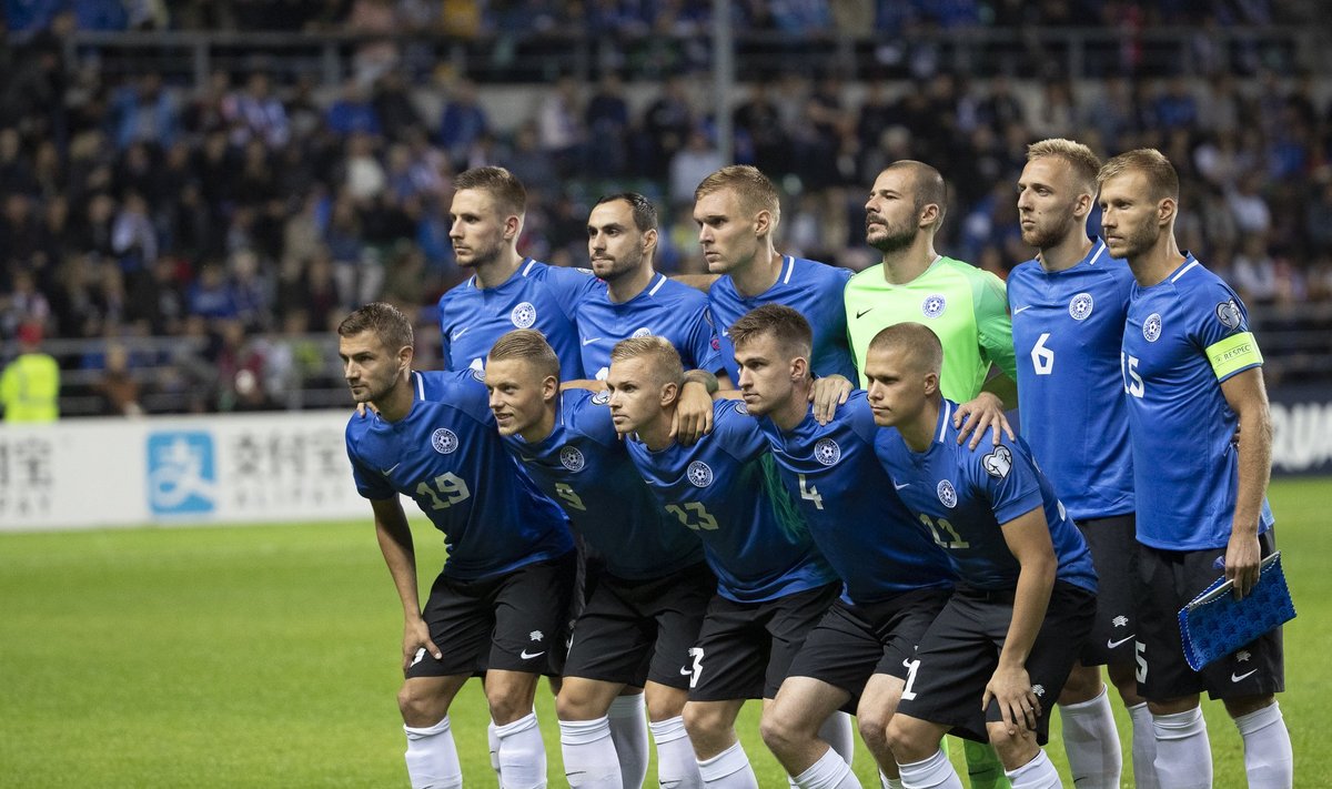 Eesti jalgpallikoondis mulluses kohtumises Hollandiga.