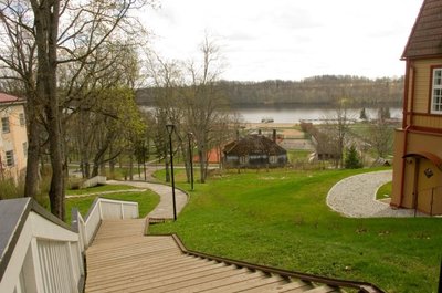 Vaade Trepimäelt Viljandi järvele.