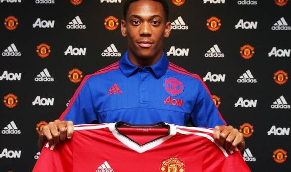 19-aastane Prantsusmaa talent Anthony Martial liitus Manchester Unitediga