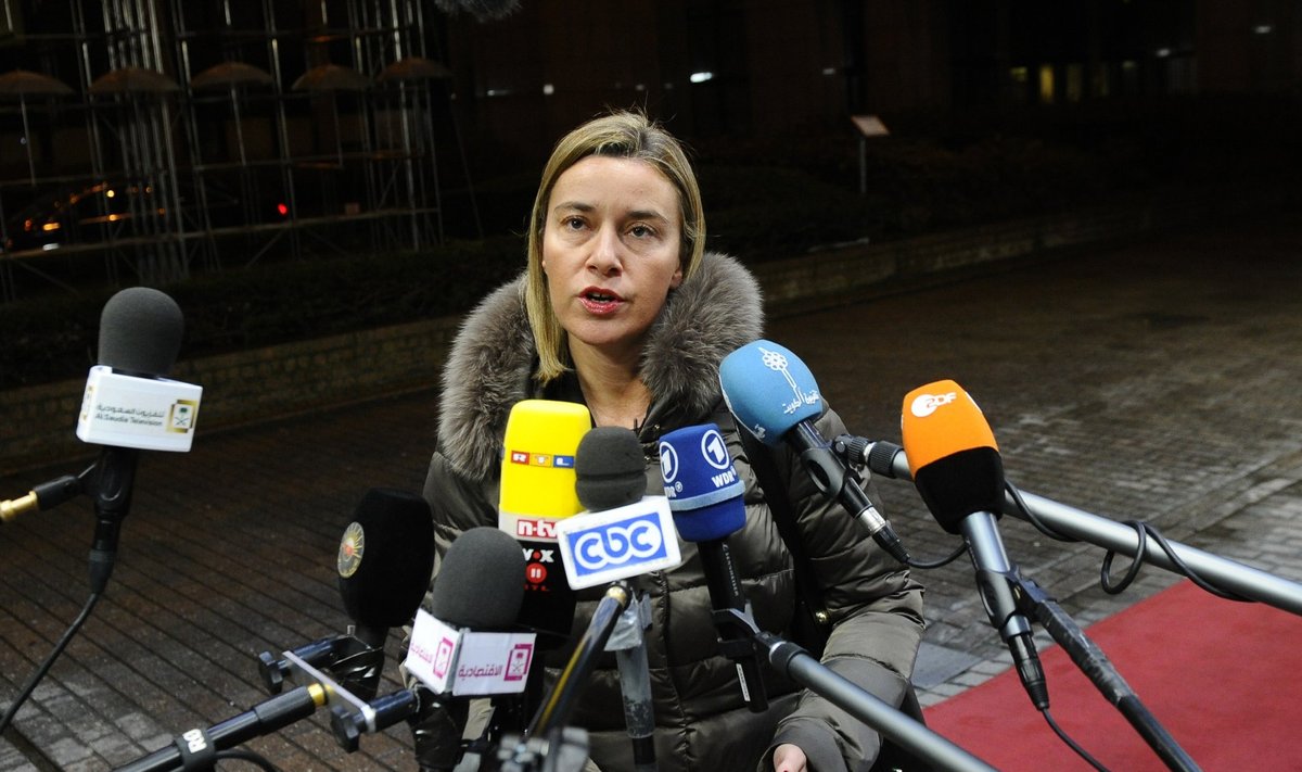 Eesti eurosaadikute mure meenus Federica Mogherinile alles siis, kui Tallinna ajakirjanik seda meelde tuletas. 