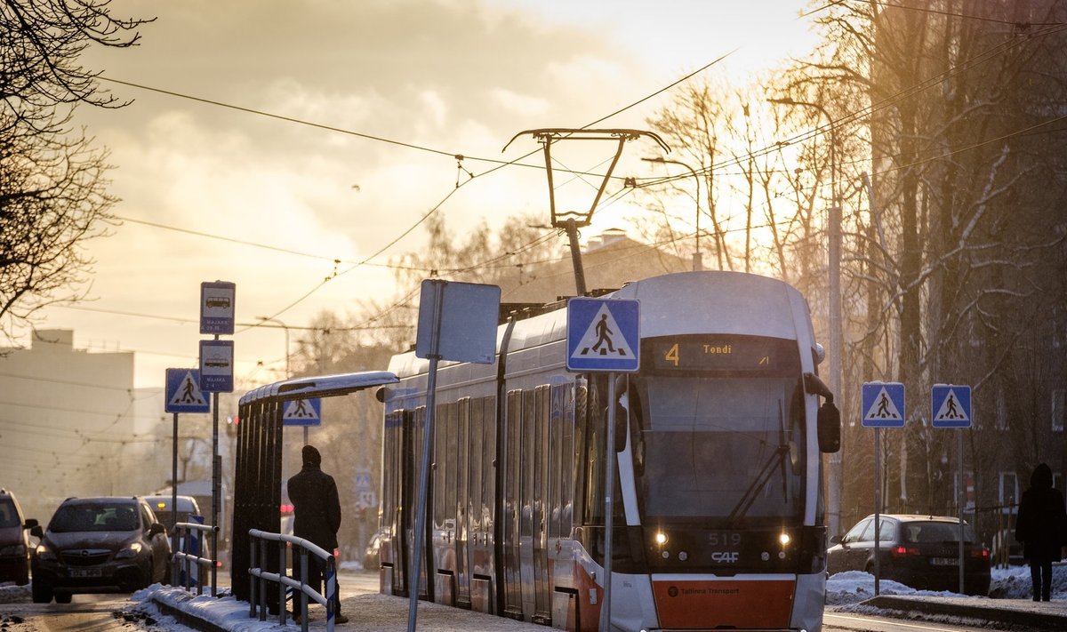Trammiliiklus on Tallinna põhjaosas häiritud.