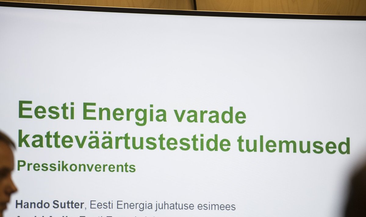 Eesti Energia tutvustas majandusaruannet