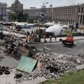 Kokkupõrgetes Kiievi Iseseisvuse väljakul said korrakaitsjad vigastada