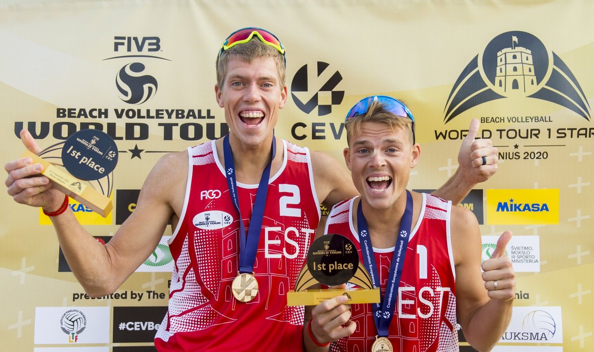 Mart Tiisaar ja Kusti Nõlvak teenisid Vilniuses karjääri esimese MK-etapi võidu.