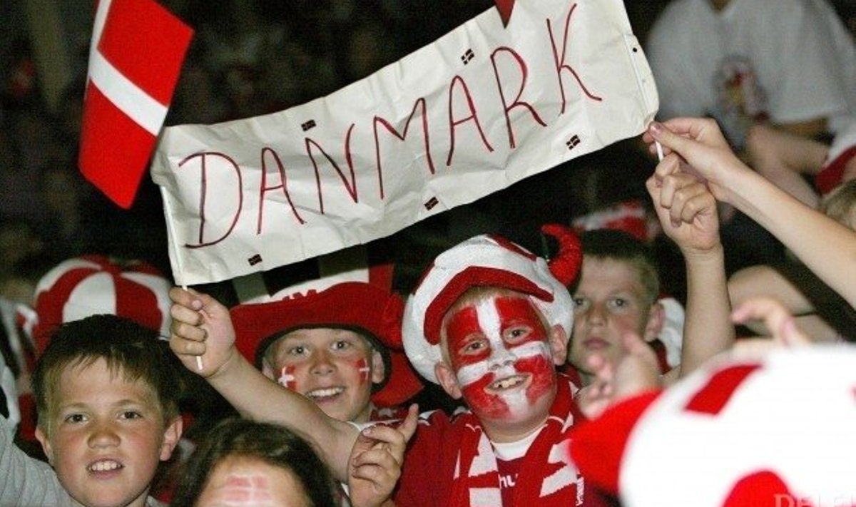Taani jalgpallikoondise fännid