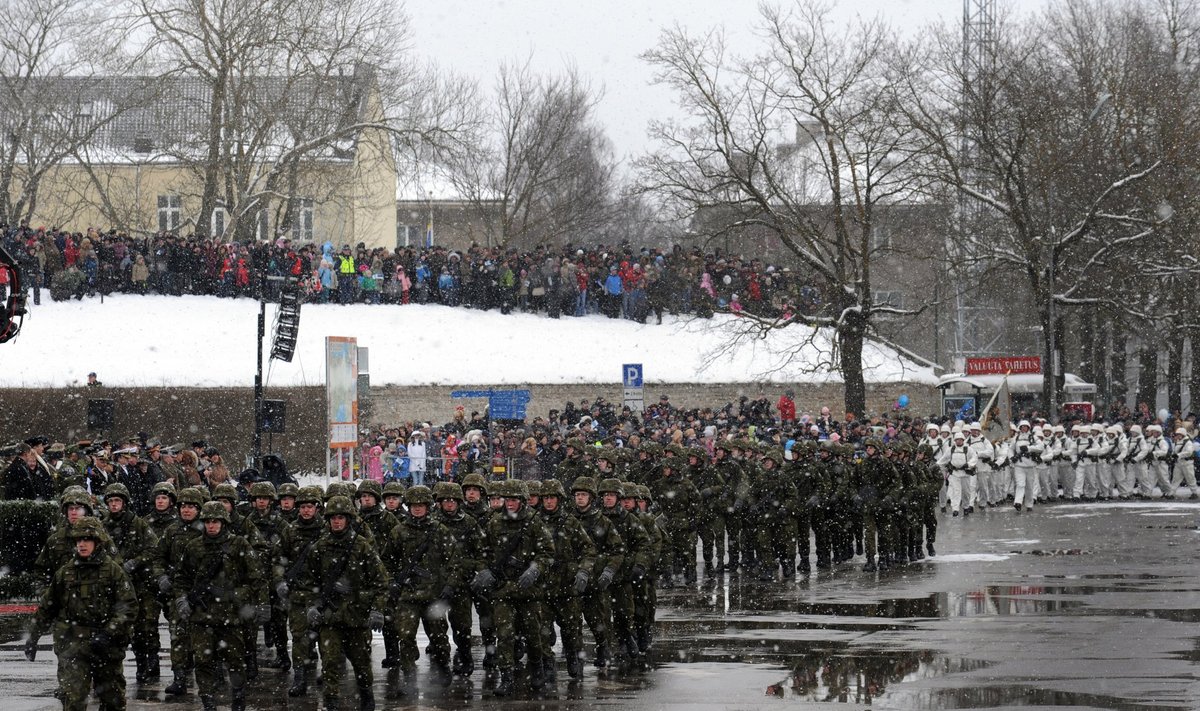2009. aastal toimus Narvas iseseisvuspäeva paraad