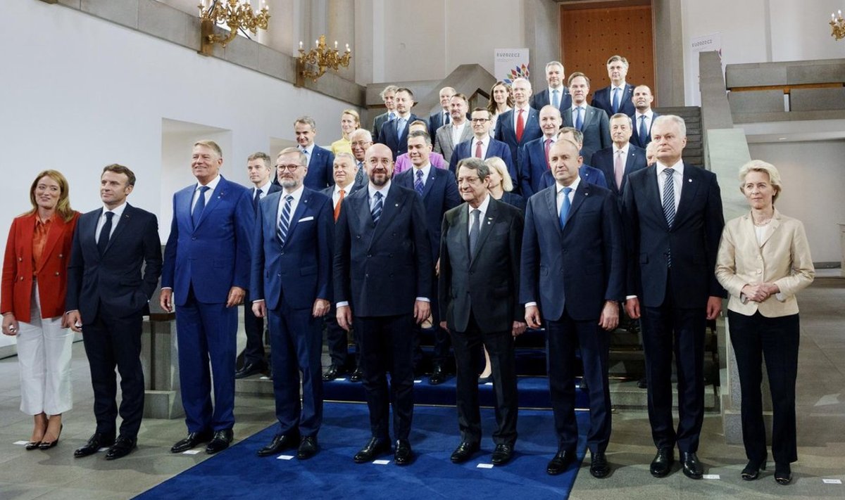 Euroopa Liidu riigijuhid Prahas.