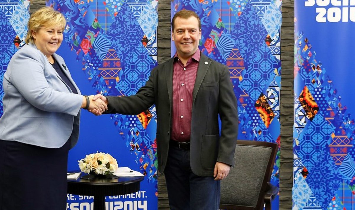 Solberg ja Medvedev Sotšis